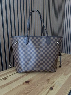 Bolso de mano Louis Vuitton Neverfull Damier Level MM de lona Foto 1 de 4