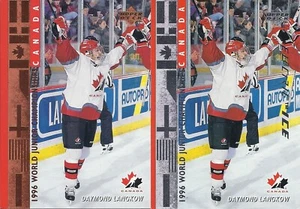 Daymond Langkow 1995-96 Upper Deck Base & Silver Electric Ice Rookie Cards # 526 - Picture 1 of 1
