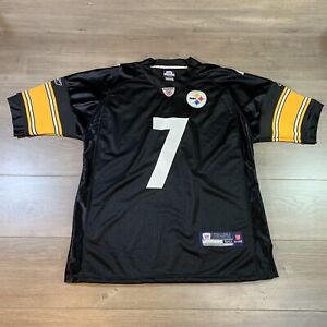Ben Roethlisberger #7 Reebok NFL Equipment Steelers On Field Jersey 50 Stitched