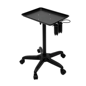 Adjustable Height Rolling Trolley Instrument Tray for Hair Beauty Salon Spa - Picture 1 of 21