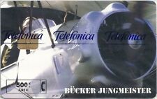 MINT RARE Spain Telefónica Phonecard Filatelia 99 Bucker Aircraft  500 Pta