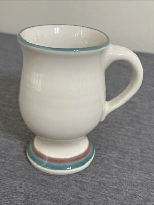 Tres tazas de café/té con pedestal de gres Pfaltzgraff "Juniper" de 12 oz Foto 1 de 4