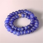 13553 # 40 Perlen, aus recyceltem Glas Krobo Ghana beads