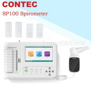 NEW SP100 portable lung function testing device FVC SVC Touch Screen Spirometer - Picture 1 of 10
