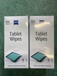 Zeiss Tablet Wipes Streak Free 240 Individually Packaged In Dispensing Box