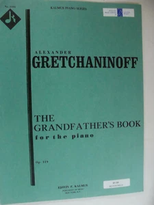 Gretchaninoff Grandfather's Book for Piano Op 119 17 selections - Picture 1 of 2