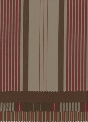 Salesman Samples Moda Cabin Retreat Farmhouse Twill Red/BrownTan 4 pieces card#3 - Image 1 of 4