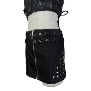 Jawbreaker Goth Punk Gothic Black Mini Skirt S - Picture 1 of 6