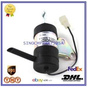 16851-60014 052600-4531 Fuel Stop Solenoid 12V For Kubota Z482 Denso BX7410D - Imagen 1 de 7
