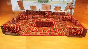 Sark Kösesi, 29-tlg. Orientalische Sitzecke, Shisha-Ecke, Orient-Ecke, Kelim - Bild 1 von 5