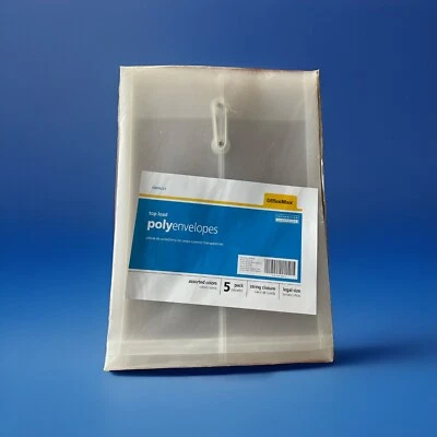 Office Max Top Load Poly Envelopes 5 Pack - Image 1 of 4