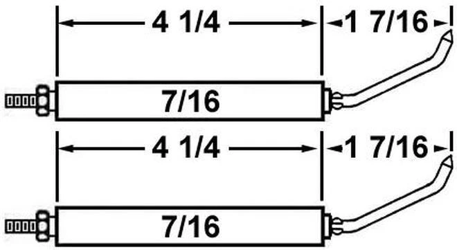 Crown 25434-02 Set Of Electrodes For Nu-Way Models 7000A-116 7000A-117