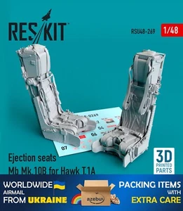 Ejection Seats Mb Mk.10B For Hawk T.1A (3D Printing 1/48 Scale Reskit RSU48-0269 - Picture 1 of 12