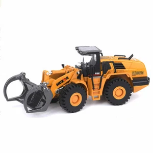 1:50 Scale Log Wood Grabber Construction Vehicle Diecast Timber Transporter Toy - Picture 1 of 12