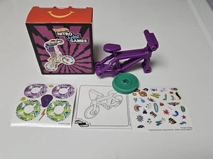 Bicicletta 2023 McDonald's Hot Wheels Nitro Junior Games con adesivi *NUOVA* - Foto 1 di 2