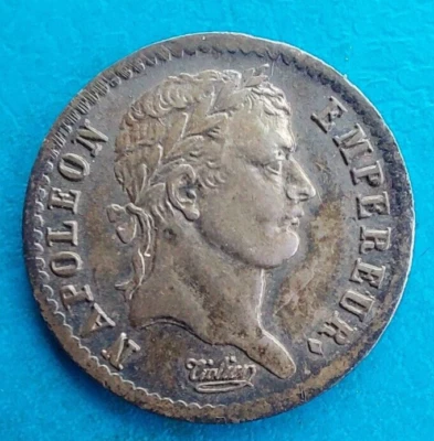 Francia, Napoleón I, 1/2 medio franco de plata 1808 grado A París SUP 180€ KM680,1 Foto 1 de 4