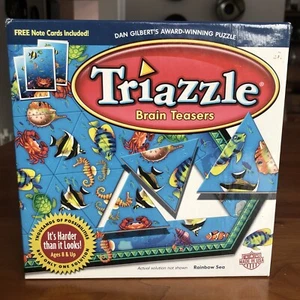 Rompecabezas Triazzle en caja • Rainbow Sea 28 piezas • 2003 • Dan Gilbert - Imagen 1 de 3