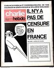 CHARLIE HEBDO N° 1  CENSURE  23 novembre 1970 mort général de Gaulle TBE RARE