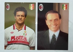 AC MILAN-CAMPIONATO 1991 92-12° SCUDETTO-LOTTO 2 CARTOLINE-C24-187 - Bild 1 von 1