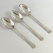 Vintage Rodd Nemesia Silverplate Dessert Dinner Spoons 3 pc Set
