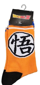 DragonBall Z Son Goku Wisdom Kanji orange Crew-Socken Einheitsgröße - Bild 1 von 6