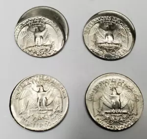 Error Coin Off Center Strike Quater Lot BU 1981/1982 - Picture 1 of 12