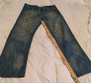 Jeans uomo Jordan Craig 36x32 blu invecchiato elasticizzato - Foto 1 di 7