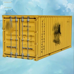 1:20 Diecast Container Model Yellow - Bild 1 von 3