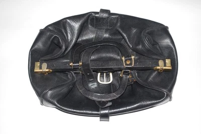 Arztkoffer - Hebammentasche - Weekender - Leder - schwarz - Bild 1 von 4