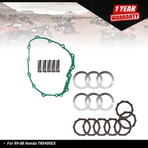 For Honda TRX400EX 1999-2008 Heavy Duty Clutch Kit Discs Disks Springs Gasket - Picture 1 of 7