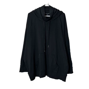 Universal Standard black fallon funnel neck pullover hoodie 2XL or 5X - Picture 1 of 11