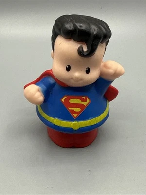 Mattel Fisher Price Little People DC Superhero Figure Superman 2011 Used - Image 1 of 4