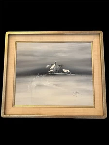 Bob Yealdhall Vintage Gemälde Öl auf Leinwand signiert - Bild 1 von 8