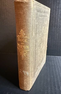 1910 The Book of Mormon Joseph Smith 5th Chicago Edition LDS - Picture 1 of 8