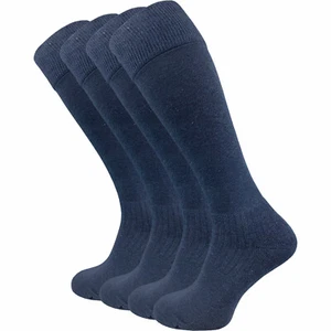 warme Damen & Herren Kniestrümpfe (4 Paar) lange Socken mit Komfortbund - Bild 1 von 40