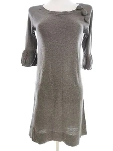 Part two Größe XS Grau Knielang Strick Kleid Manche 3/4 - Bild 1 von 5