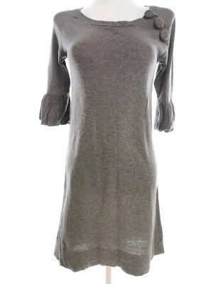 Part two  Größe XS Grau Knielang Strick Kleid Manche 3/4 - Bild 1 von 4
