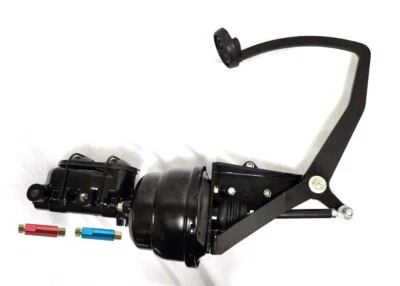 1955 - 59 雪佛兰卡车黑色车架安装踏板动力制动助推器盘鼓阀 — 第 1/4 张图片