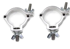 2x ProX T-C9 Single "O" 360-degree Aluminum Clamp For 2” diameter pipe 165Lb Max - Picture 1 of 7