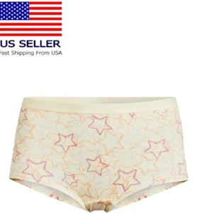 No Boundaries Women Cotton Shine Boyshort  Underwear Stars Junior Size 3XL  - Picture 1 of 3