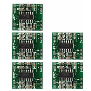 5pcs PAM8403 2x 3W Mini Digital Power Amplifier Board AMP Class D 2.5-5V Input - Picture 1 of 5
