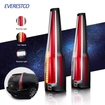 Luces traseras LED traseras para GMC Yukon Chevy Chevrolet Suburban Tahoe 2007-2014 Foto 1 de 4