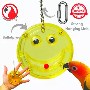 Bonka Vogel Spielzeug 0016 kleines Lächeln kugelsicheres Puzzle Rassel Käfig Spielzeug Conure Lorie - Bild 1 von 7