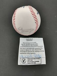 Alex Gonzales Toronto Blue Jays Autographed Baseball