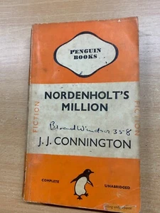 1946 J.J.Connington " NORDENHOLT'S Million " Sci-Fi Penguin Taschenbuch (P2) - Bild 1 von 13