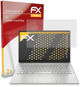 atFoliX 2x Screen Protector voor HP Pavilion 14-ec0735ng mat&schokbestendig - Afbeelding 1 van 9