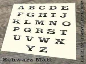 Wunschtext Sticker Tuning Emblem Schriftzug Autoaufkleber Modellbezeichnung - Picture 1 of 2