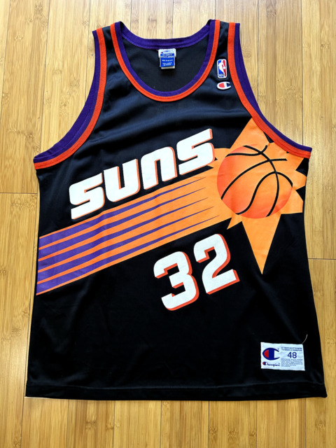 Mitchell & Ness Jason Kidd Phoenix Suns Jersey Black #32 1999-2000 NBA Sz  40 Men