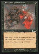 Magic The Gathering Urza's Legacy x3 UNPLAYED Phyrexian Reclamation NM/M