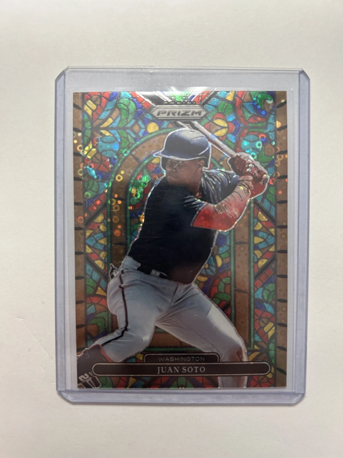 2022 Panini Prizm Juan Soto Stained Glass Bronze Donut Circles /40